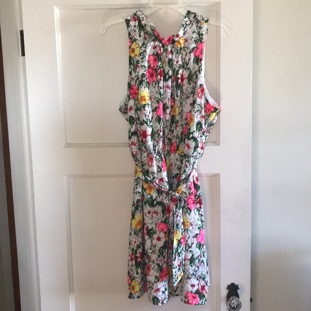 Vibrant halter dress